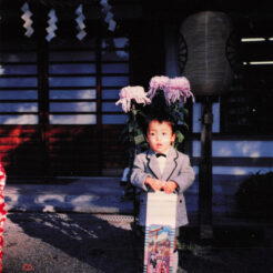 1987-11-08 七五三<br>実家近くの神社で七五三