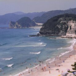 2002-07-30 伊豆 下田市 多々戸浜海岸・大和館<br>ホテルからの海