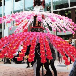 2003-05-03 東京都府中市 府中駅前 大國魂神社の萬燈<br>府中のお祭り