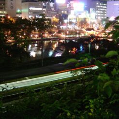 2006-10-19 18-25-56飯田橋駅付近の夜景<br>学校帰りに飯田橋周辺の散策