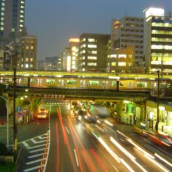 2006-10-20 17-18-35飯田橋駅<br>学校帰りに飯田橋周辺の散策