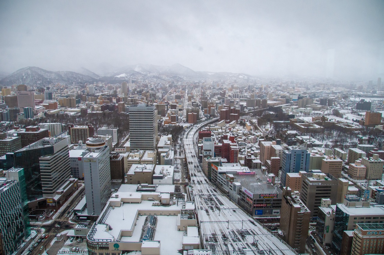 2008 12 31 11 47 27札幌jrタワーより札幌駅付近の景色