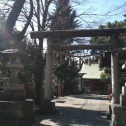 2010-02-07 11-14-48 上尾 氷川鍬神社<br>埼玉県内の高崎線沿線の神社を巡った