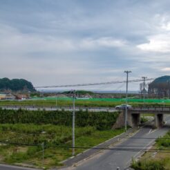 2012-08-13-15-23-33東日本大震災1年後の田老駅からの風景<br>仙台から松島を経て南三陸に泊まり、志津川や釜石・宮古・小本までの震災の傷跡をみる旅