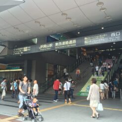 2014-07-21 13-22-56岡山駅西口<br>サンライズ瀬戸で高松に向かい、うどんタクシー、金比羅山、高松港と志度、岡山を巡った