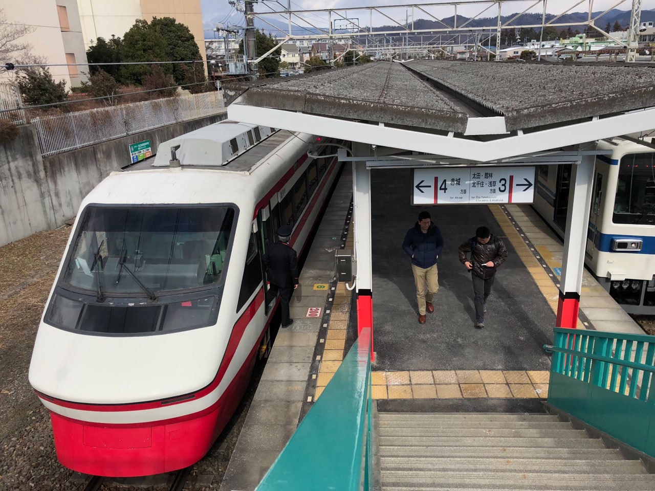 2018 02 12 10;35 桐生市 相生駅 東武鉄道ホーム