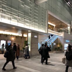 2018-02-17 19;30 川崎駅 開通した北口通路<br>開通した北口の通路