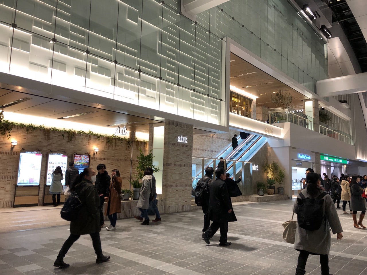 2018 02 17 19;30 川崎駅 開通した北口通路