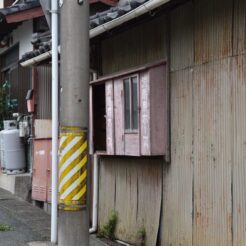 2018-06-10 08;11 田原市 田原の街並み 消防ホース<br>愛知県豊橋・豊川稲荷と豊橋鉄道で渥美半島の田原市を巡る