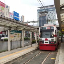 2018-06-10 11;56 豊橋駅 豊橋鉄道東田本線の路面電車<br>愛知県豊橋・豊川稲荷と豊橋鉄道で渥美半島の田原市を巡る