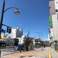 2018-08-25 10;27 勝田駅前<br>勝田から袋田の滝、常陸太田から日立までを初のドライブ