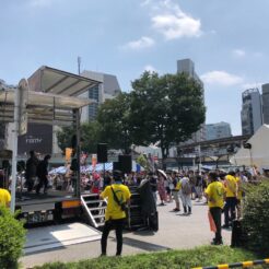 2018-08-05 12;17 五反田 ゴタフェス<br>休日出勤すると駅前でイベントをやっていた