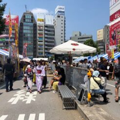 2018-08-05 12;11 五反田 ゴタフェス<br>休日出勤すると駅前でイベントをやっていた