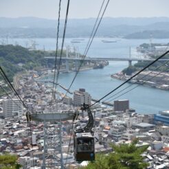 2019-07-07 11;04 尾道 千光寺山ロープウェイと瀬戸内海<br>東海道・山陽新幹線で福山から尾道の旅