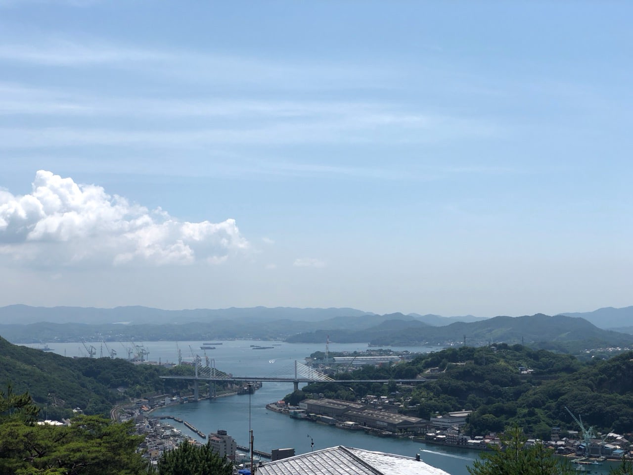 2019 07 07 10;49 尾道 千光寺公園 頂上展望台 瀬戸内海