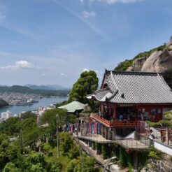 2019-07-07 10;42 尾道 千光寺公園 頂上展望台 お寺<br>東海道・山陽新幹線で福山から尾道の旅