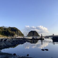 2021-03-20 16;46 三浦市 宮川港<br>三浦海岸からバスで剱崎。徒歩で毘沙門天や宮川経由で三崎へ。バスで三崎口に向かう旅