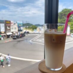 2022-06-26 14;17 松島海岸駅 カフェ<br>仙台駅を拠点に山形県の山寺と宮城県の松島を回る旅