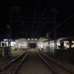 2022-10-29 18;41 富水駅<br>本厚木、小田原方面への外出